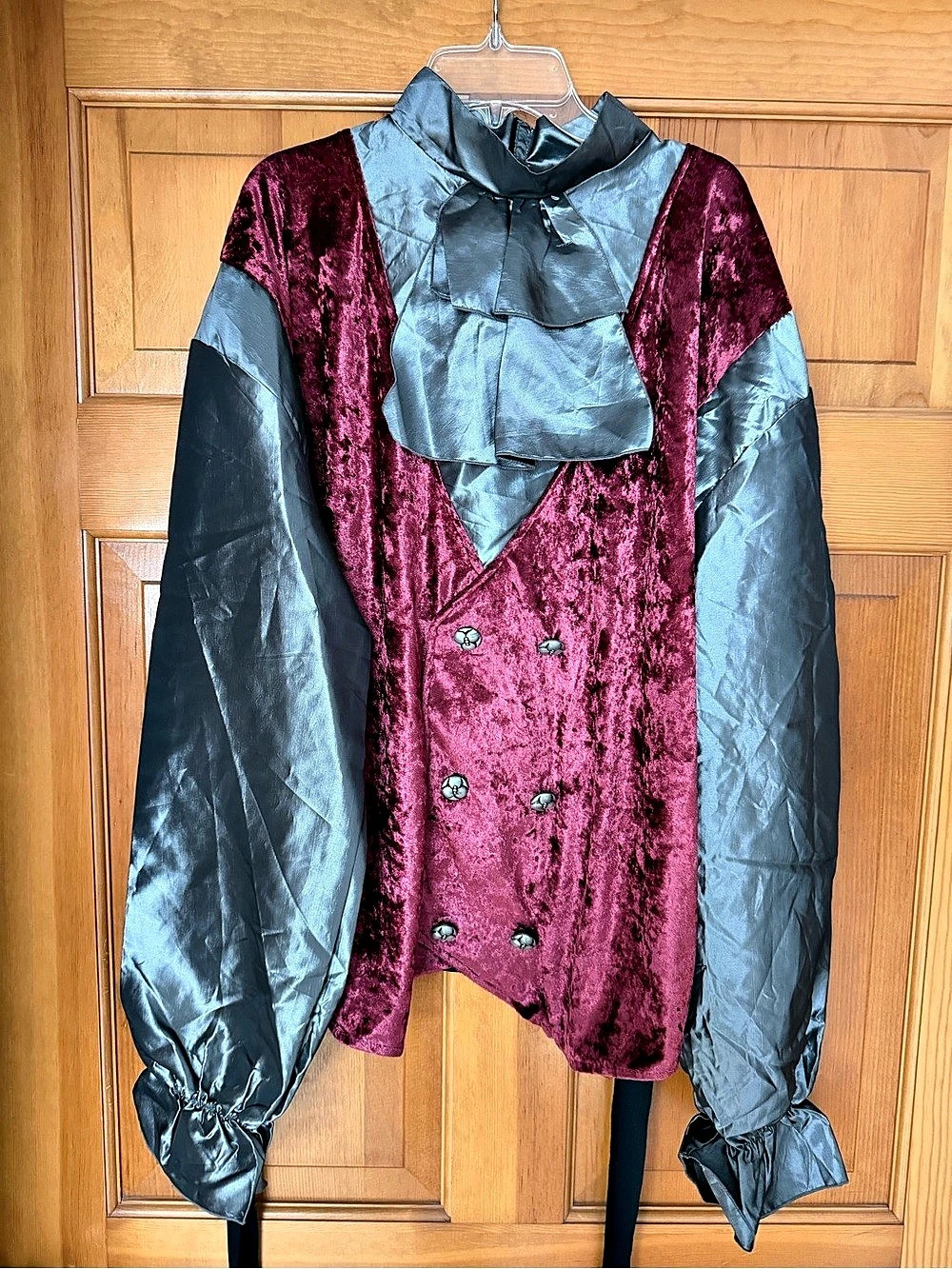 Victorian / Vampire Halloween Costume Top with Matching Cape